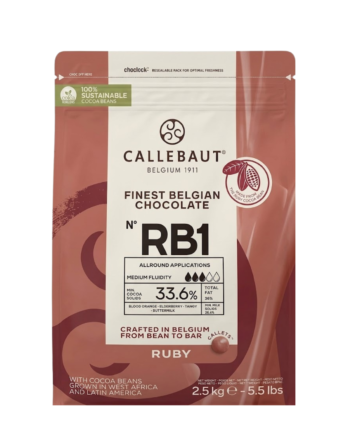 Callebaut RB1 "Ruby Pink Chocolate"(Berry taste)
